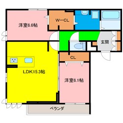 阿波富田駅 徒歩28分 2階の物件間取画像